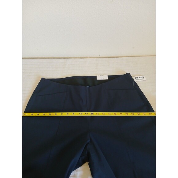 Old Navy Womens Pants Navy Size XL High Rise Wide Leg Stretch Office Career - Picture 7 of 10